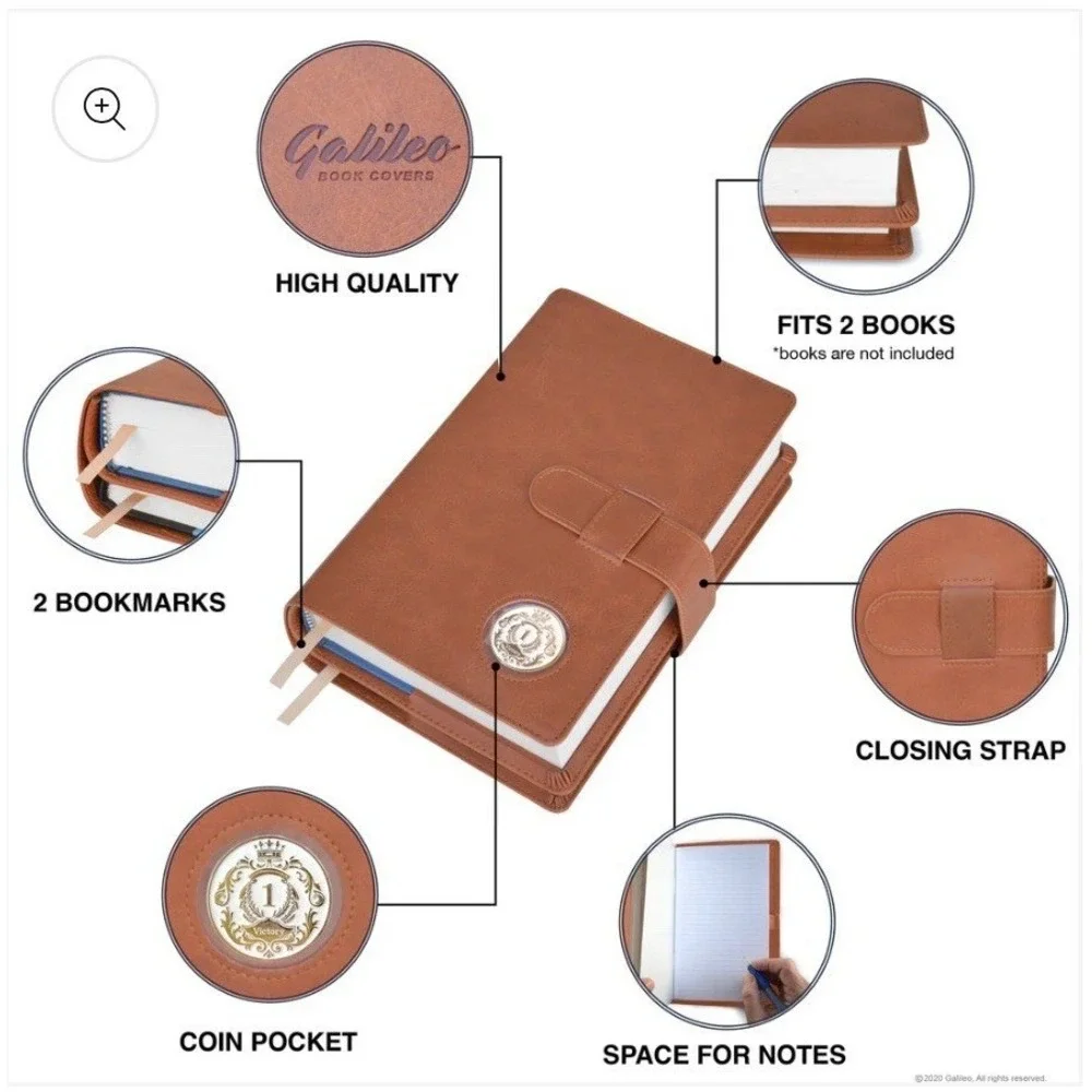 Double AA Big Book Cover & 12 Steps & 12 Traditions Books And Medallion Included